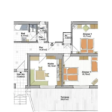 Holiday home Maximilian Apartmenthaus 2-6 People Neukirchen am Grossvenediger